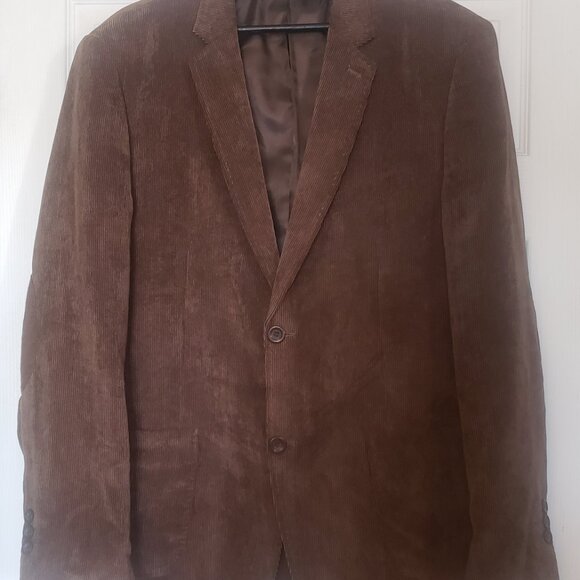 Giorgio Armani Regular Fit Corduroy Blazer.  size 56 100 % cotton Italy - Picture 1 of 16